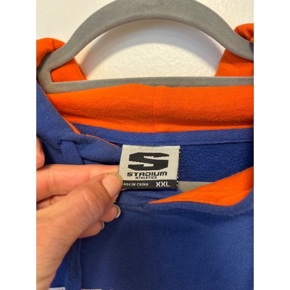 Stadium Athletics Pepperdine University Waves Hoodie Blue Orange Mens XXL - Picture 3 of 4